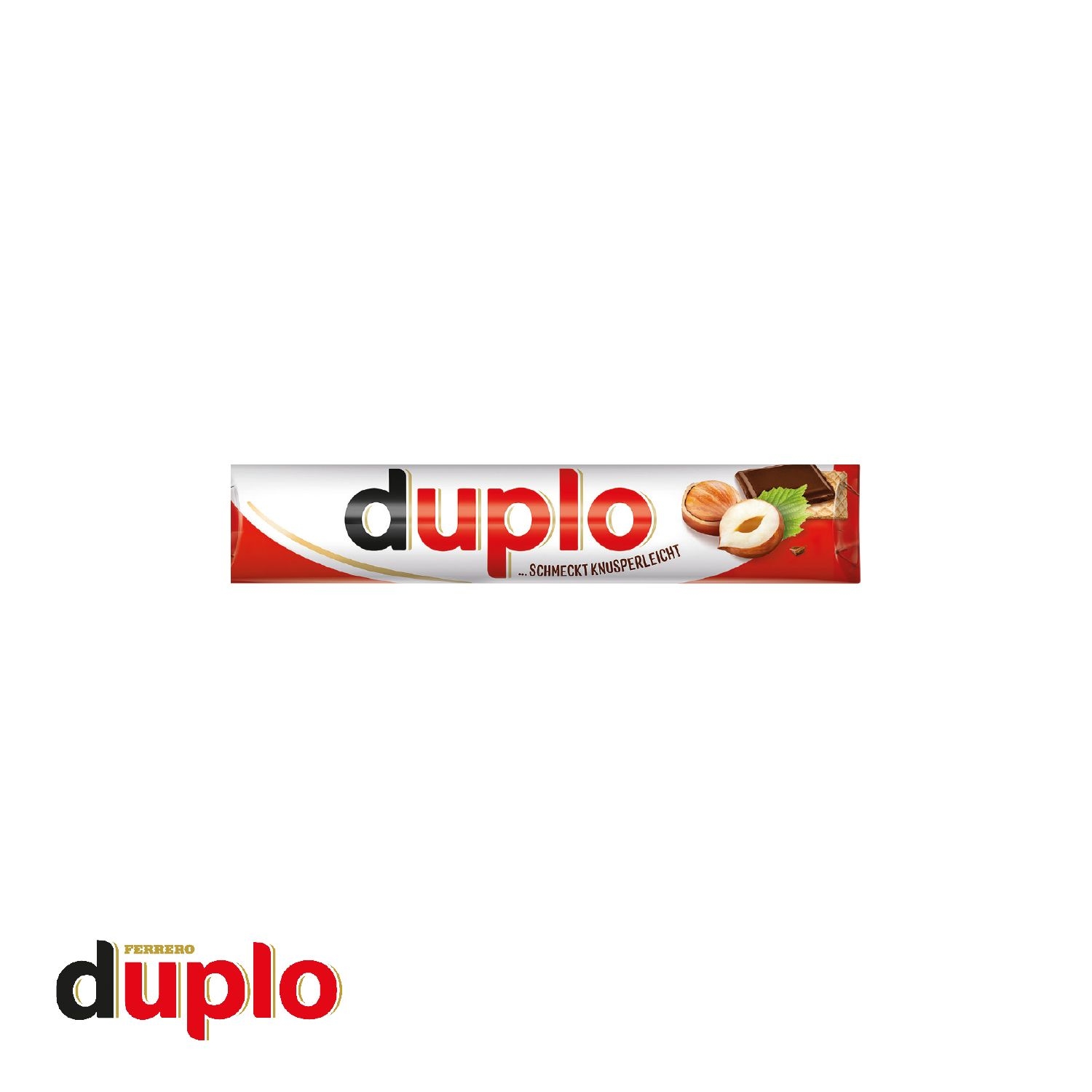 CD95605-01Werbekarte _Santa_ mit duplo_ duplo Riegel