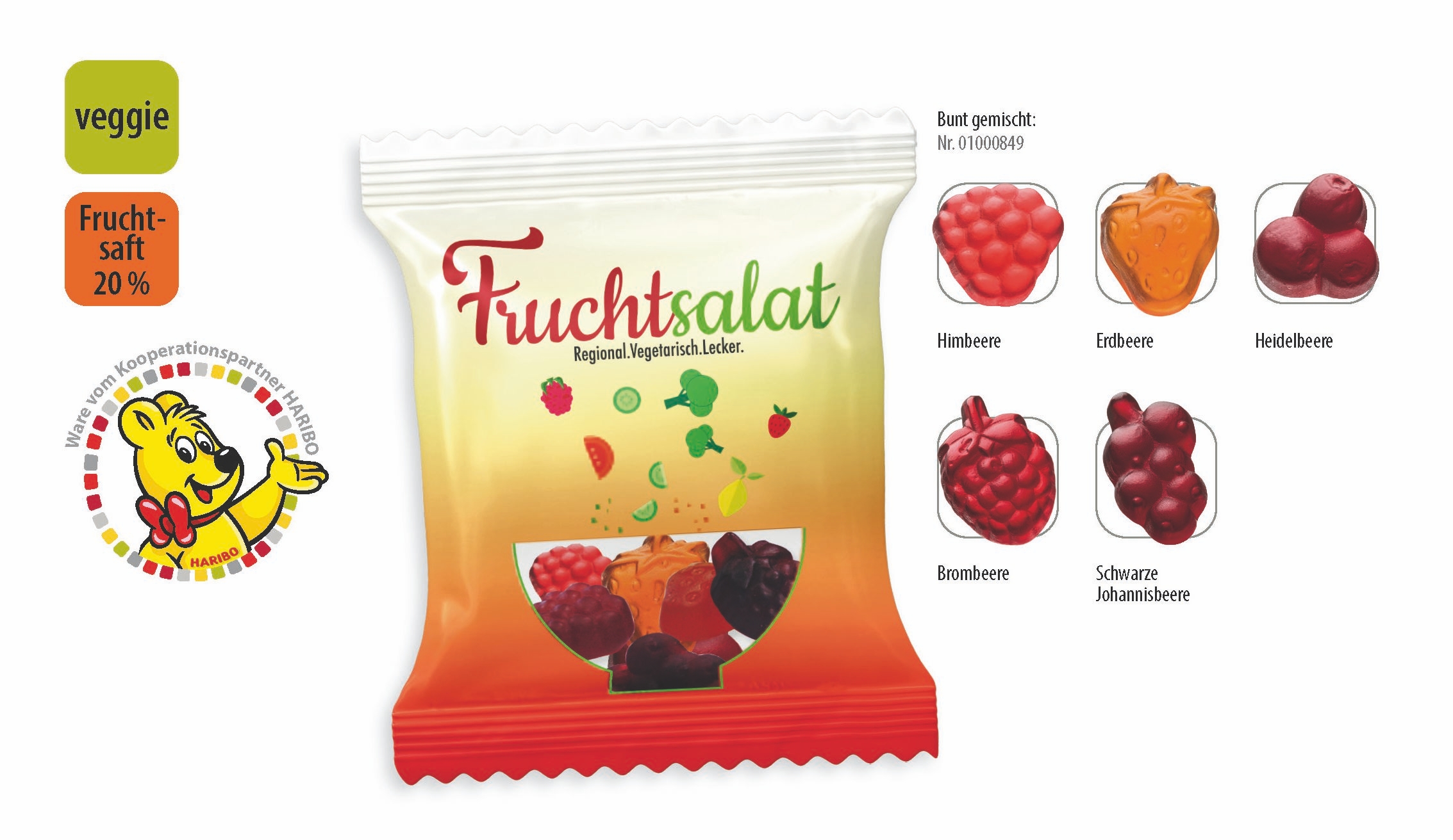 SW0849-2HARIBO Fruitmania Berry Werbetuete_HARIBO Fruitmania Berry_ transparente Folie