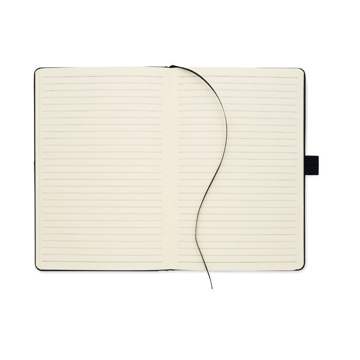 MO2285-03Cinco A5 notebook PU front pocket_ schwarz