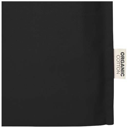 PF120783-6Odisha 180 g_m² OCS Bio Tragetasche mit Seitenfalten 14L _ schwarz