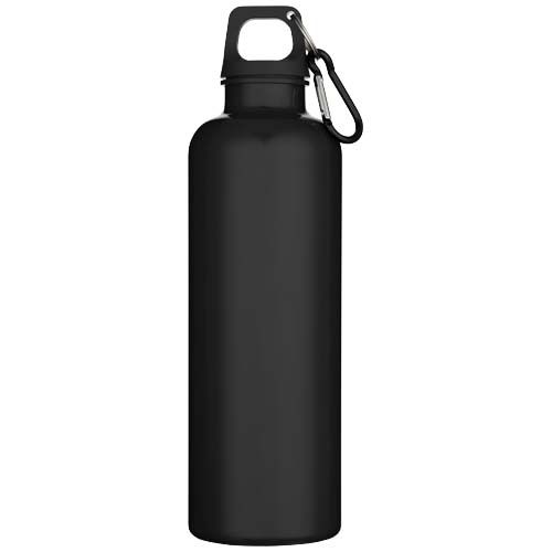 PF100878-8Oregon 750 ml einfarbige RS-zertifizierte Wasserflasche aus recyceltem Kunststoff mit Karabinerhaken