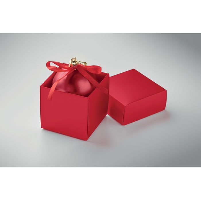 CX1603-05Belles Weihnachtsbaumkugel_ rot