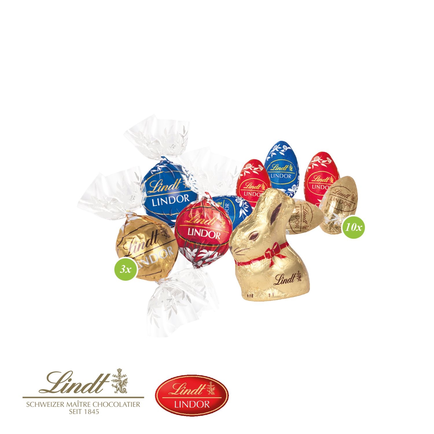 CD94694-01Ostermischung Ostergruesse von Lindt_ Lindt Schokomischung