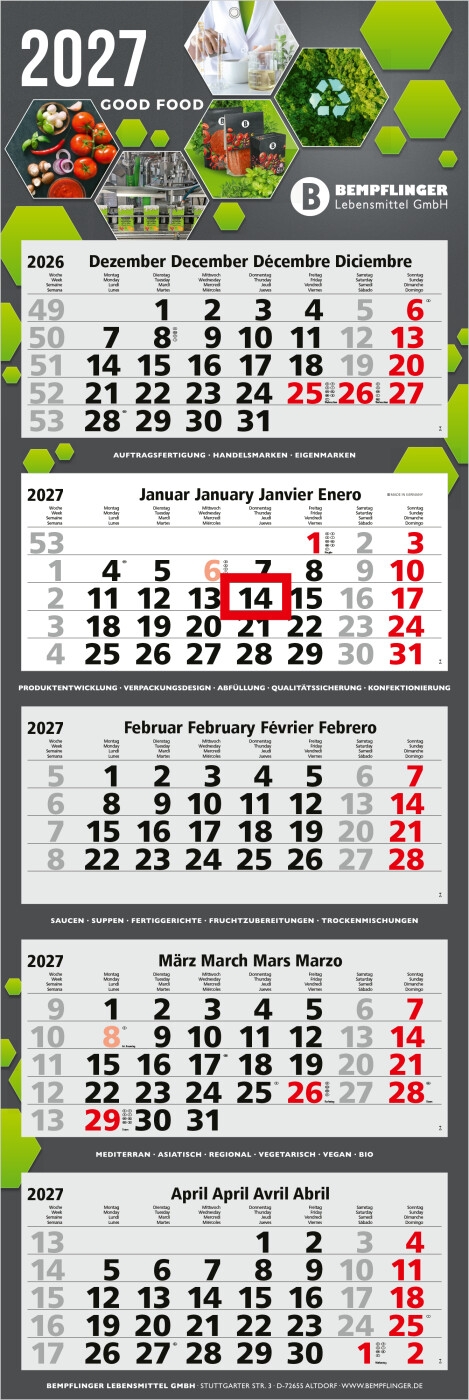 GE0039-HE5-Monatskalender Penta Light 5