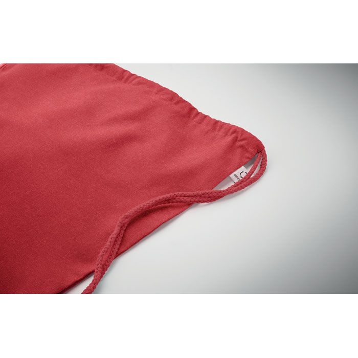 MO2402-05Cabetri Colour Beutel mit Kordelzug recycelt_ rot