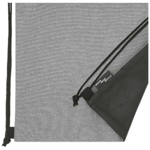 PF120518-2Ross Turnbeutel aus RPET 5L_ heather mediumgrau