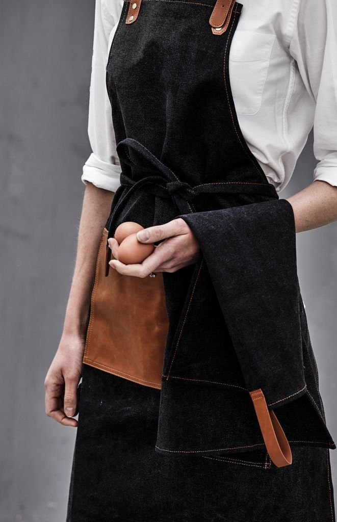 XDV215-5VINGA Asado Kuechenschuerze_ schwarz