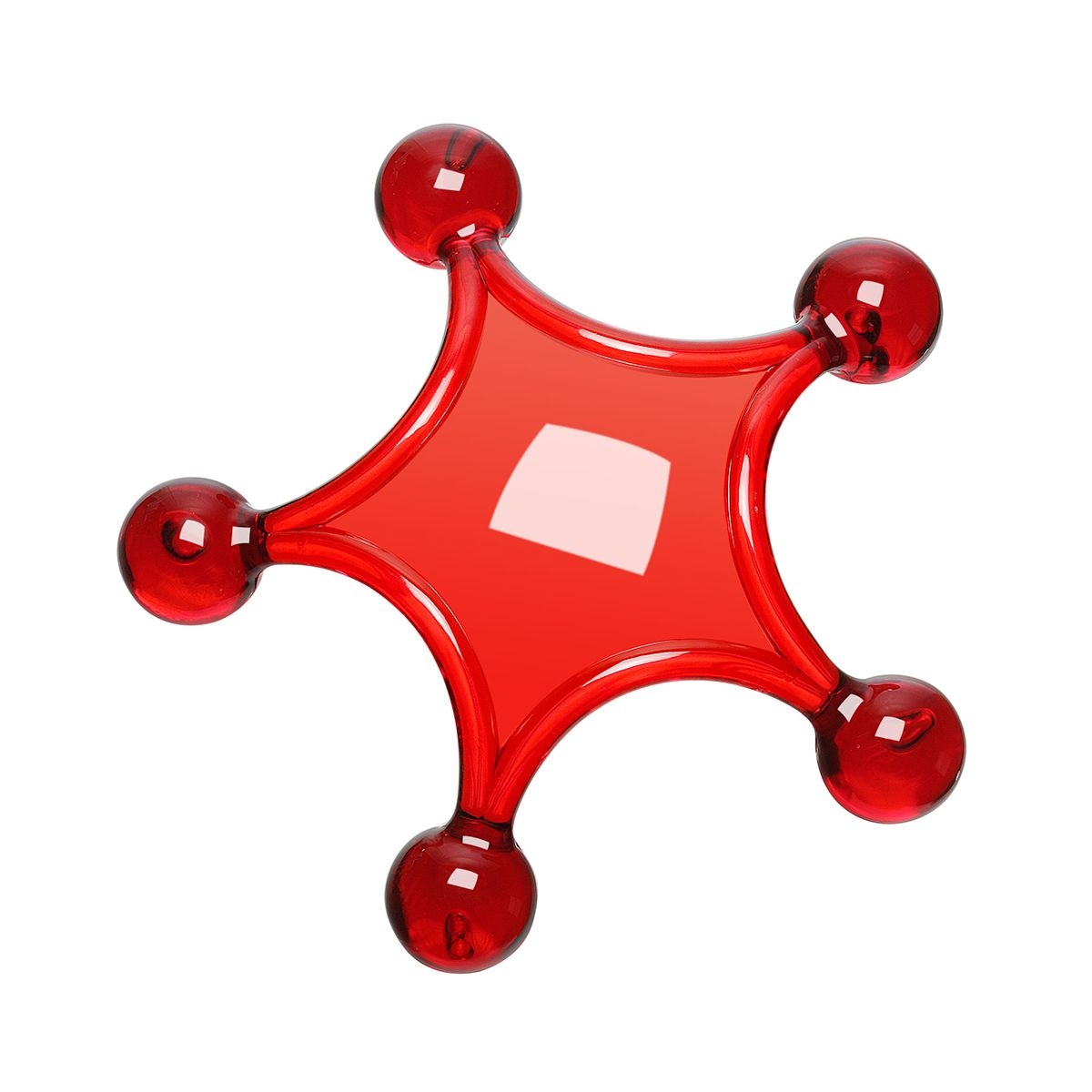 HE8955-T1Massagestern_ rot-transparent