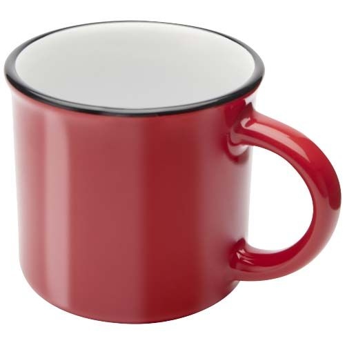 PF100844-2Bari Keramiktasse 240 ml mit glaenzender Oberflaeche_ rot