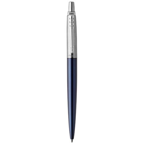 PF106838-2Parker Jotter Bond Street Kugelschreiber _blaue Mine_ navy_silber