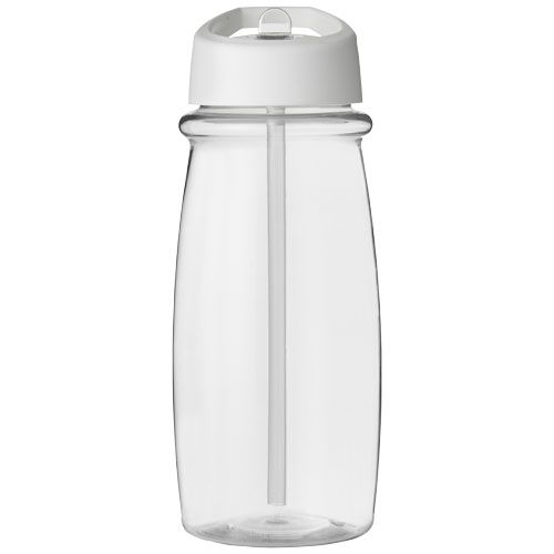 PF210882-4H2O Active® Pulse 600 ml Sportflasche mit Ausgussdeckel_ transparent_weiss