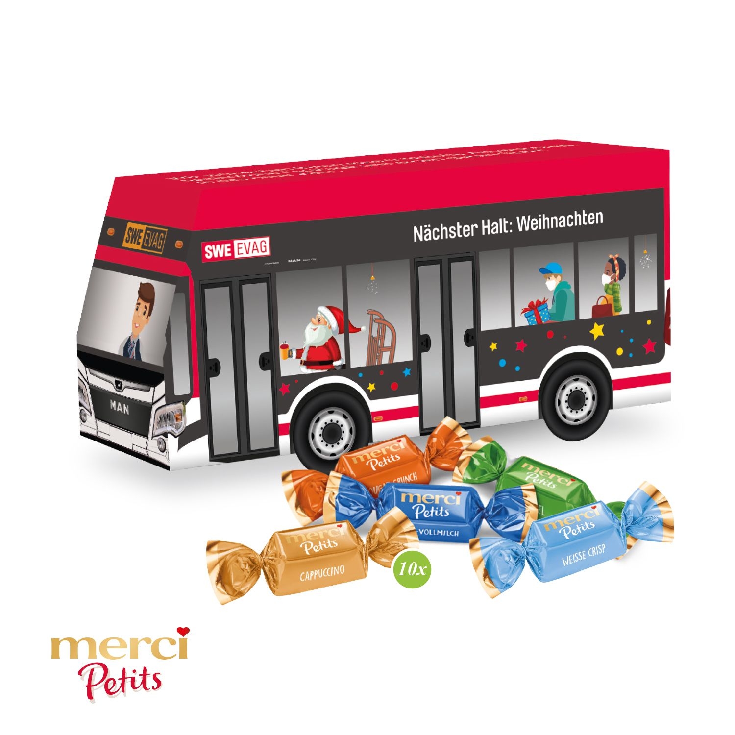 CD91701-013D Praesent _Bus_ mit Merci Petits_ Merci Petits