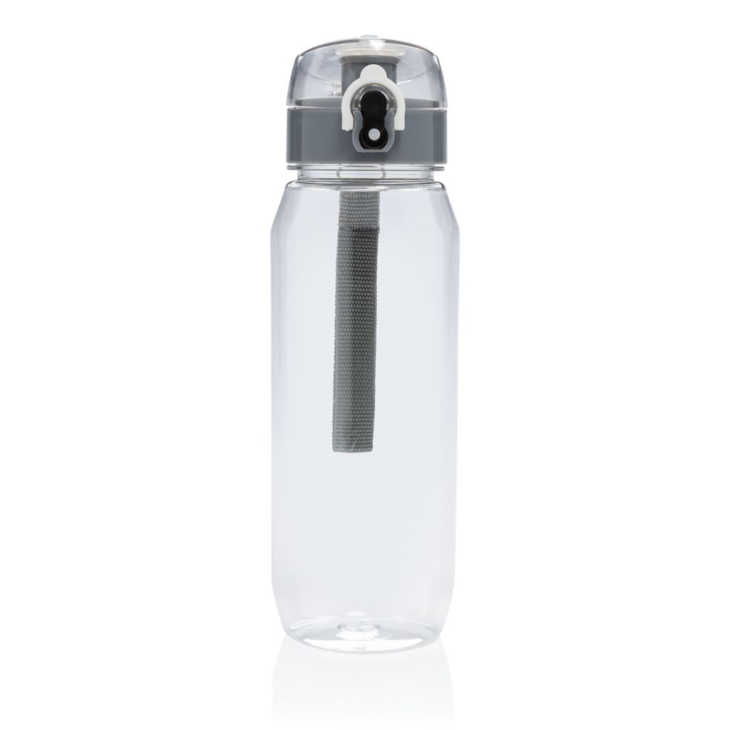 XDP437_02-0Yide verschliessbare Wasserflasche aus RCS rec. PET_ 800ml_ transparent