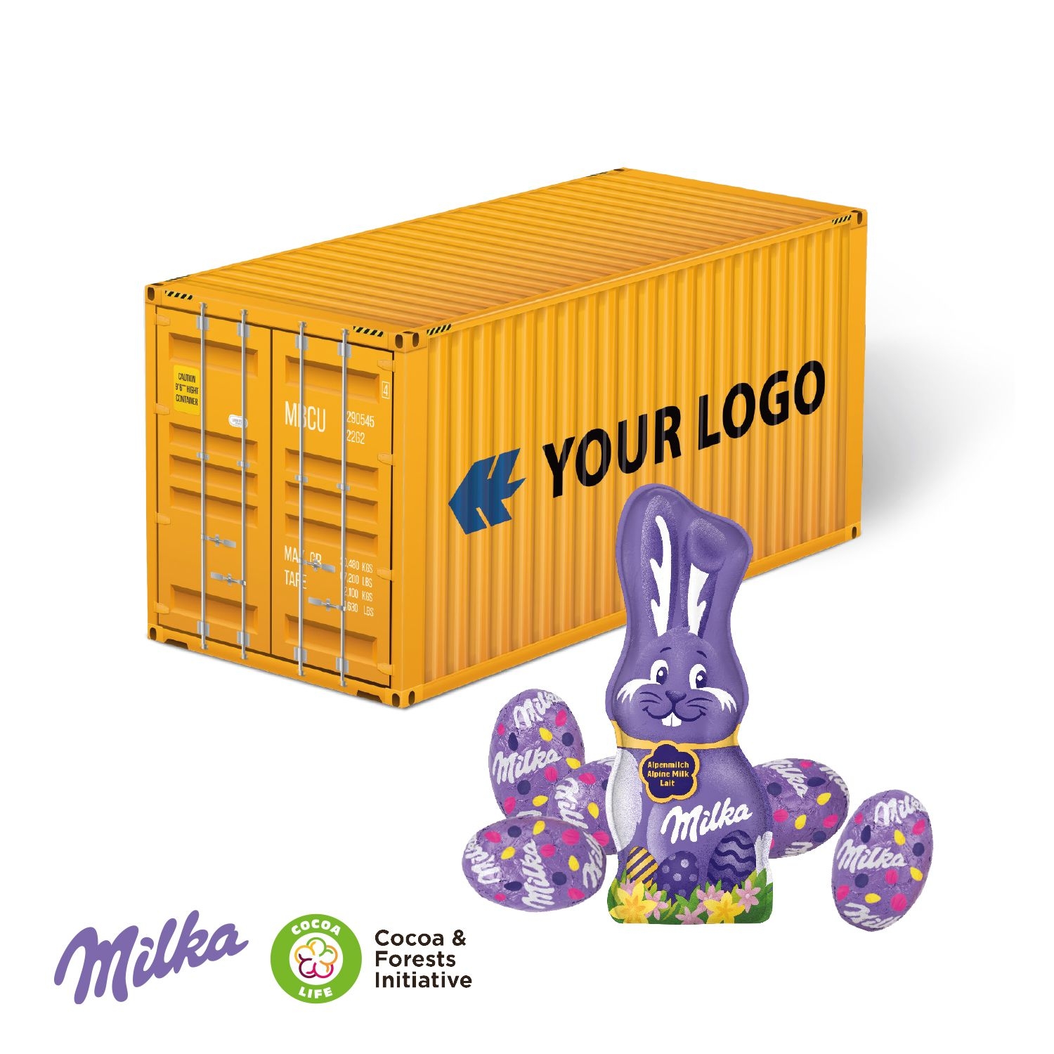 CD947193D Praesent _Container_ Ostern mit Milka Schokoladenmischung