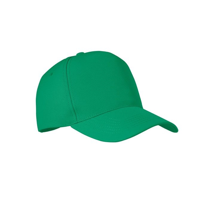 MO6831-09Senga RPET Baseball Kappe 5 Panels_ gruen