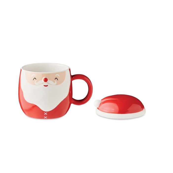 CX1492-05Santa Keramikbecher 370 ml_ rot