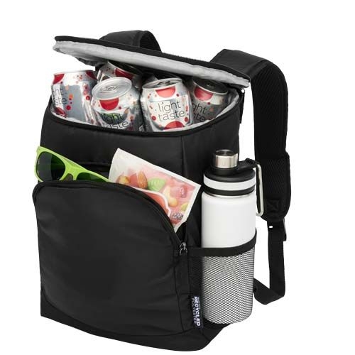 PF130133-1Chillpack 18 Dosen Kuehlrucksack 16L_ GRS-recycelt_ schwarz