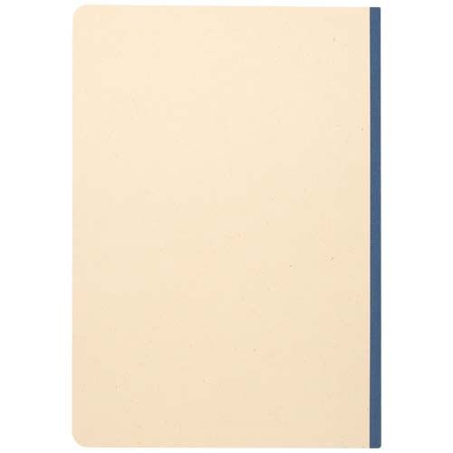 PF106125-2Liliana A5 Zuckerrohr und RPET Softcover Notizbuch_ Ozeanblau