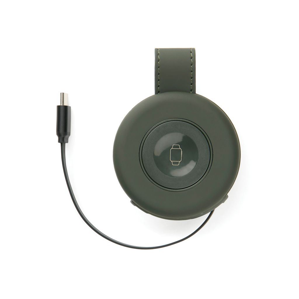 XDV30801-07VINGA Baltimore 2-in-1 kabelloser 15W RCS Travel Charger_ gruen