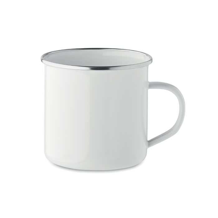 MO2203-06Plateado L Emaille-Becher Subli 500 ml_ weiss