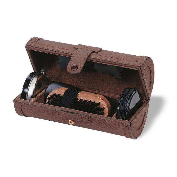 KC2231-01Gentleman Schuhputz-Set_ braun