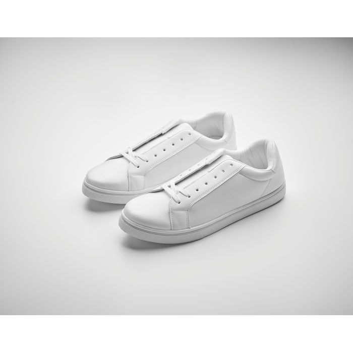 MO2045-06Blancos Sneakers aus PU Gr. 45_ weiss