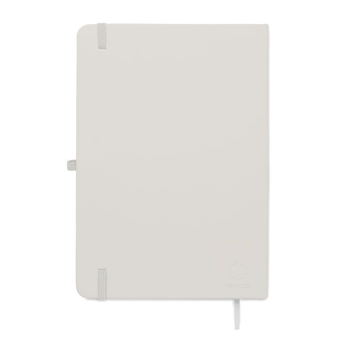 MO3124-06Arcoloop DIN A5 Notizbuch recy. PU_ weiss