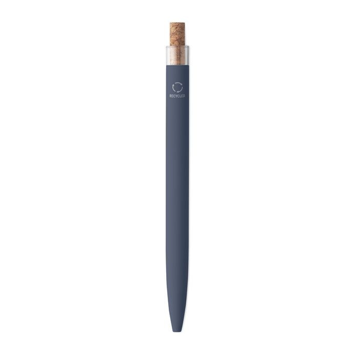 MO2652-04Bergamo _ Druckkugelschreiber recy. Alu_ blau