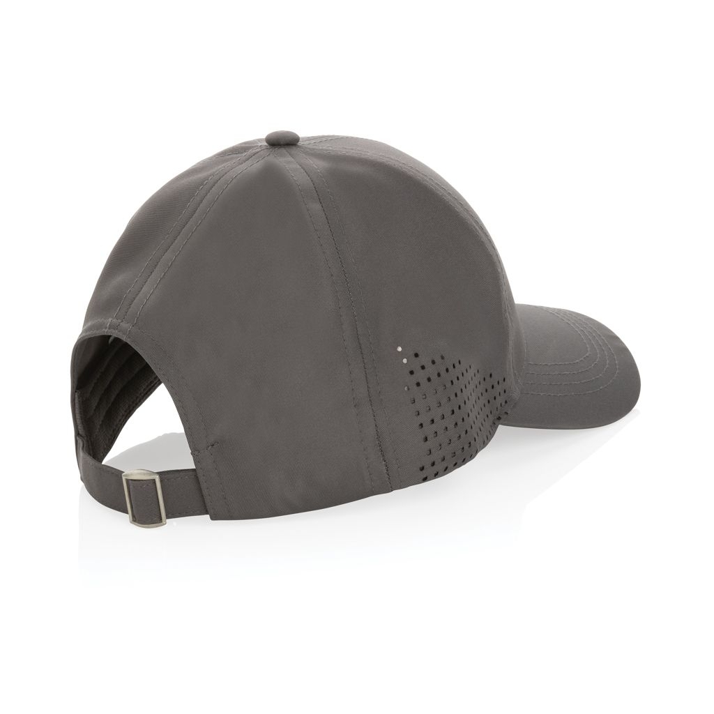 XDP453.25-2Impact AWARE™ rPET 6-Panel-Sportkappe_ grau