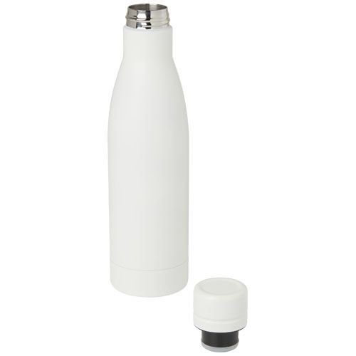 PF100736-1Vasa RCS-zertifizierte Kupfer-Vakuum Isolierflasche aus recyceltem Edelstahl_ 500 ml_ weiss