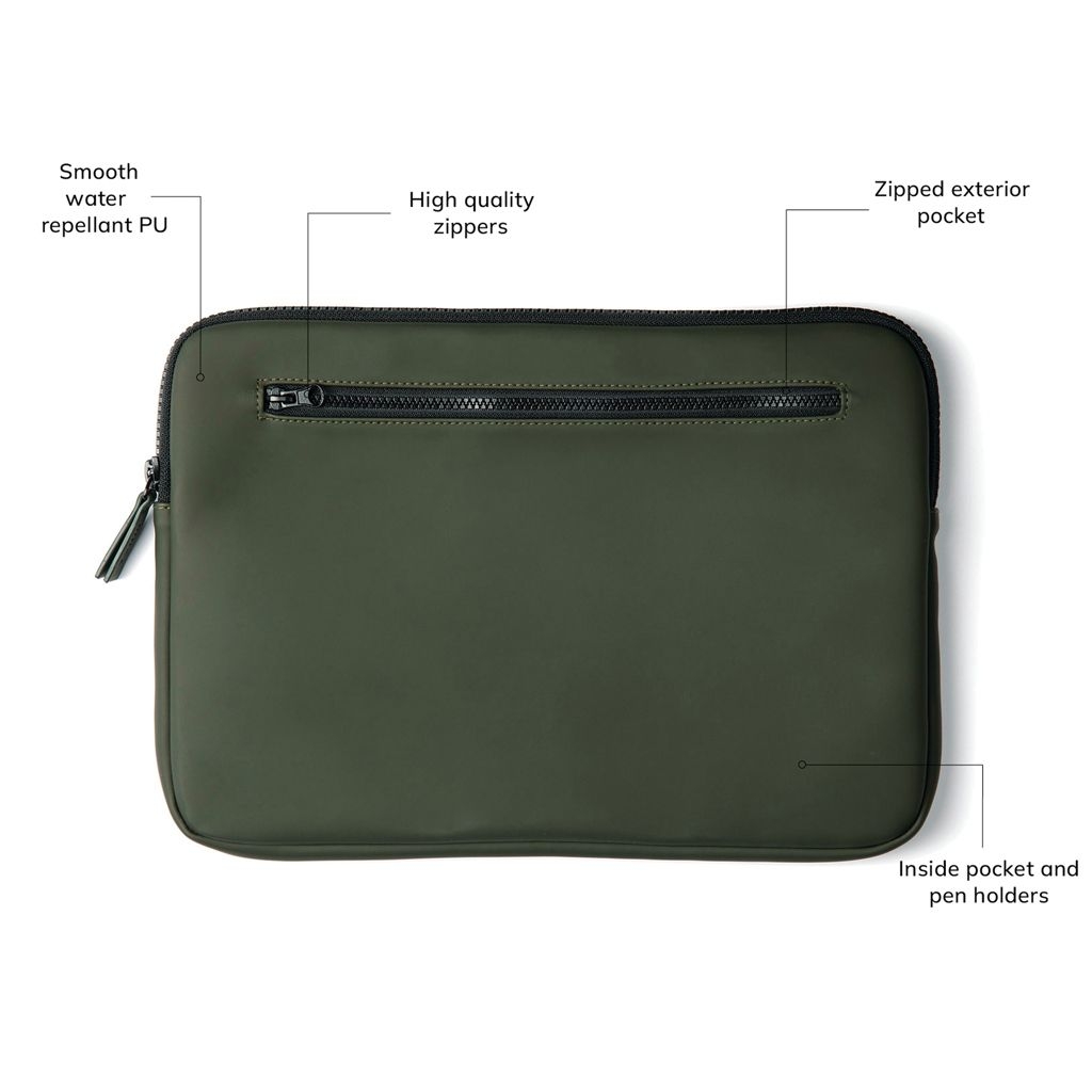 XDV5016-18VINGA Baltimore Laptopcase 15“_ gruen
