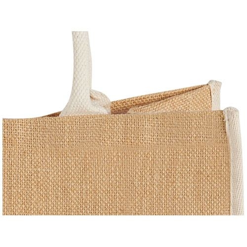 PF120182-1Harry farbige Jute Tragetasche 25L_ natur_weiss