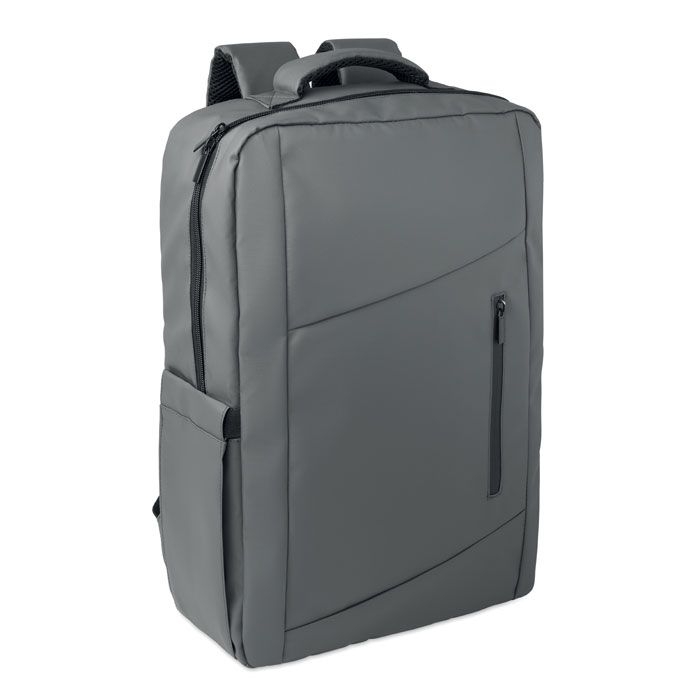 MO3208-15Metro 15_ PU RPET Laptop-Rucksack_ steingrau