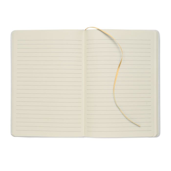 MO2578-98Route White DIN A5 Notizbuch fuer Gravur_ golden