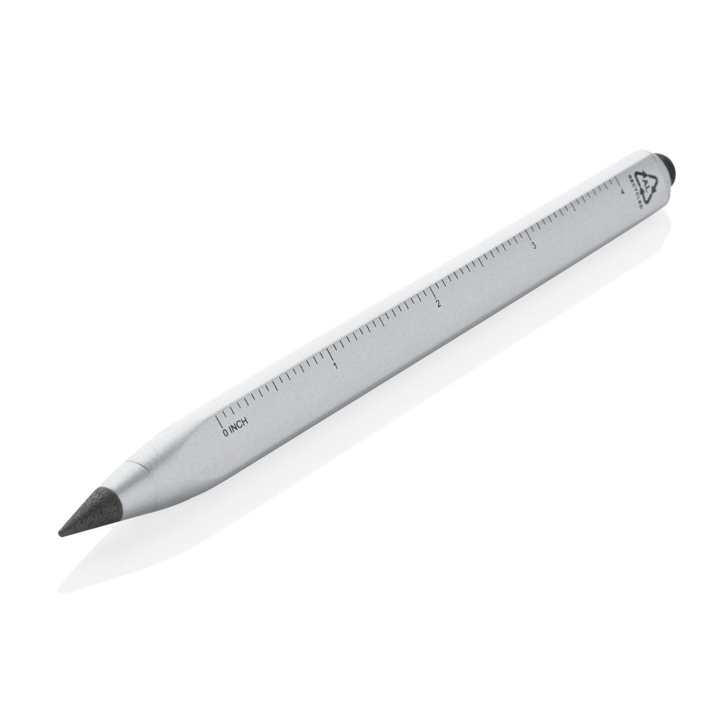 XDP221_01-2Eon Infinity Multitasking Stift aus RCS recycelt. Aluminium_ silber