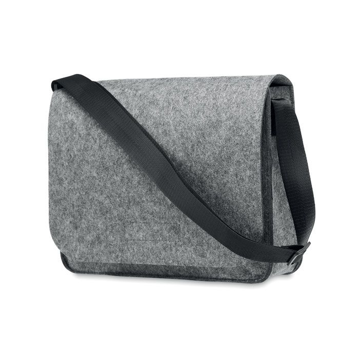 MO6186-07Baglo Umhaengetasche aus RPET-Filz_ grau