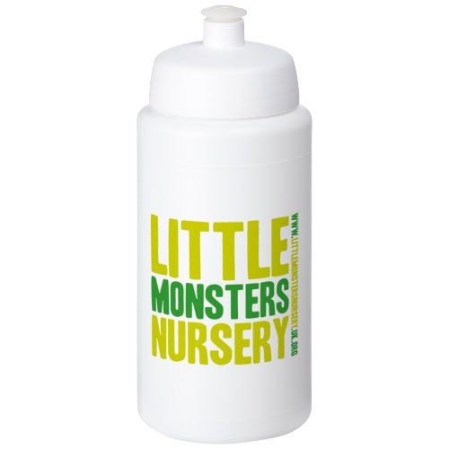 PF210687-2Baseline® Plus grip 500 ml Sportflasche mit Sportdeckel_ weiss