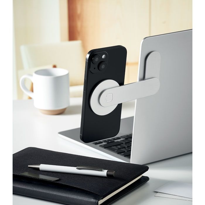 MO3160-14Screentach Magnetischer Smartphone-Halter_ silber