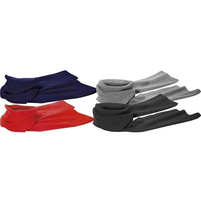 GI1743-06Fleece-Schal aus Polyester-Fleece Maddison_ gelb