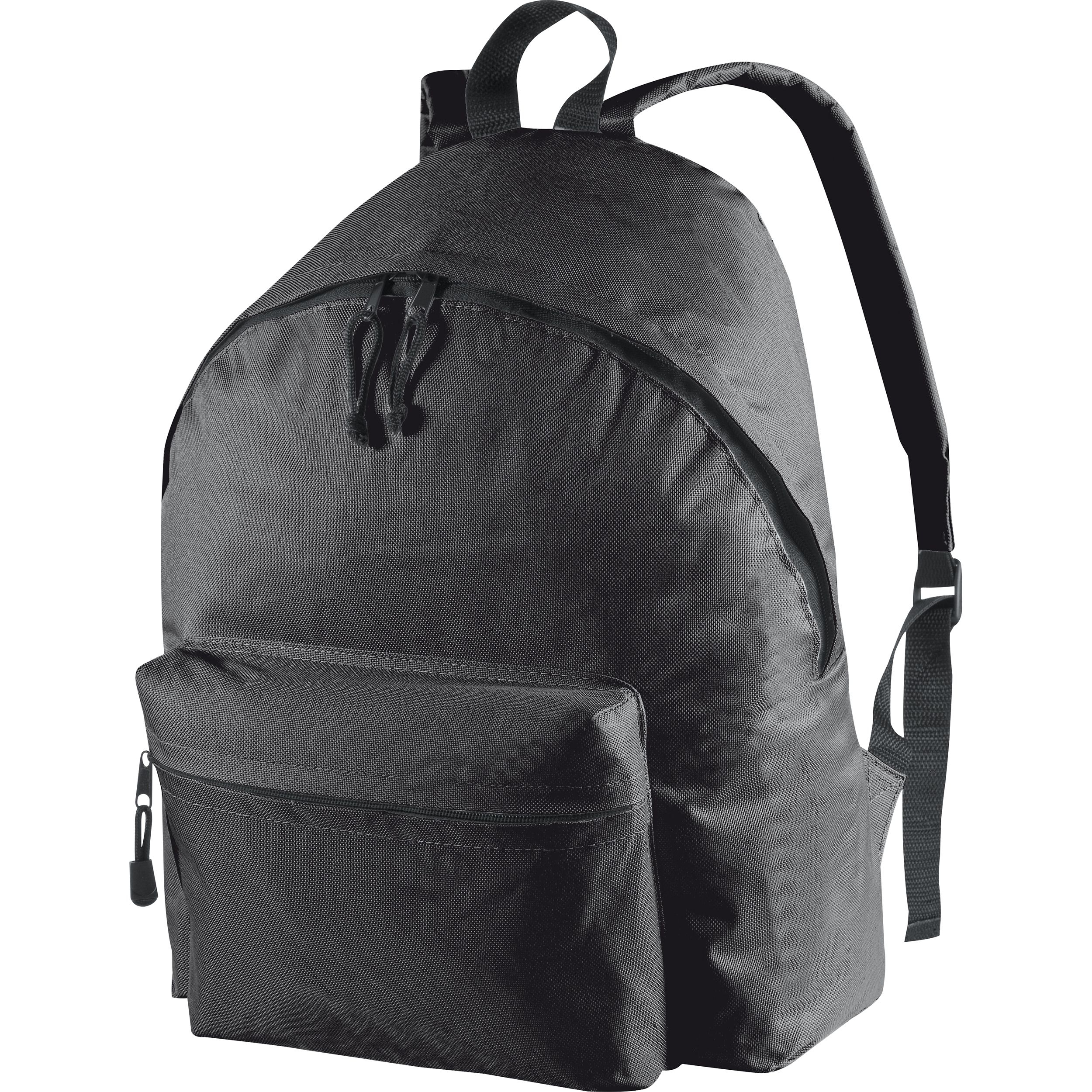 MA64170-03Grosser Rucksack aus Polyester CRISTIAN_ schwarz