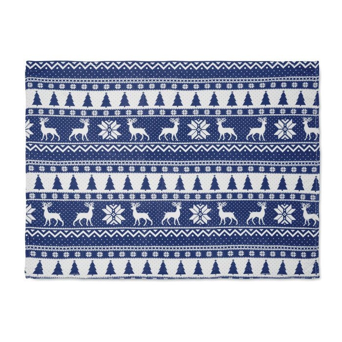 CX1548-04Tosti RPET-Fleece-Decke 190 g_m²_ blau
