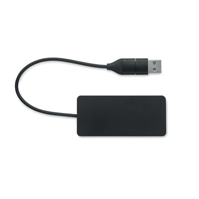 MO2142-03Hub-C 3 Port USB Hub_ schwarz