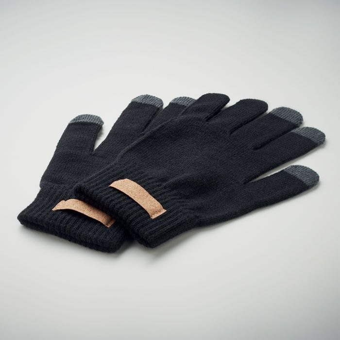 MO6955-03Dactile Touchscreen Handschuhe RPET_ schwarz