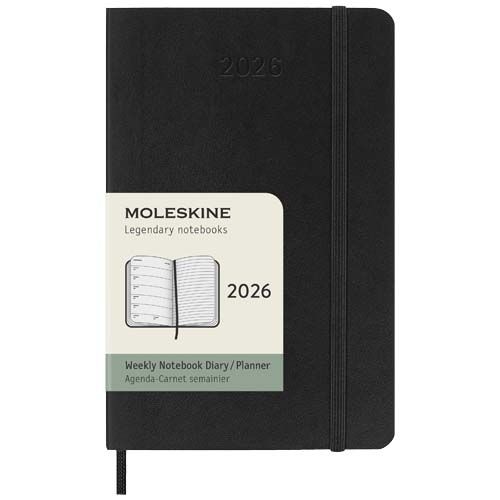 PF107949-1Moleskine Softcover 12 Monate Wochenkalender_ Pocket-Format_ schwarz