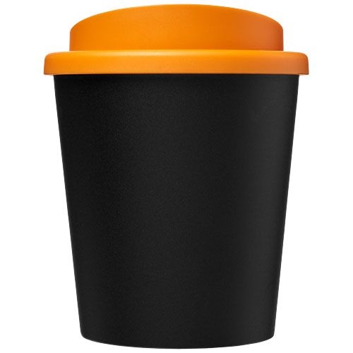 PF210454-3Americano® Espresso Eco 250 ml recycelter Isolierbecher _ schwarz_orange