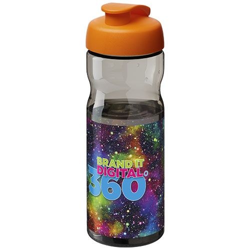 PF210436-2H2O Active® Base Tritan™ 650 ml Sportflasche mit Klappdeckel_ kohle_orange