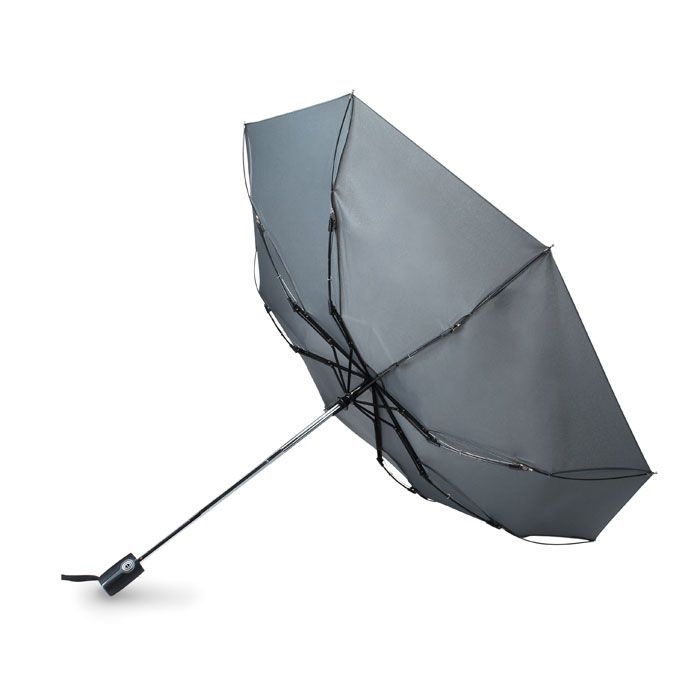 MO8780-07Gentlemen Windbestaendiger Regenschirm 21”_ grau