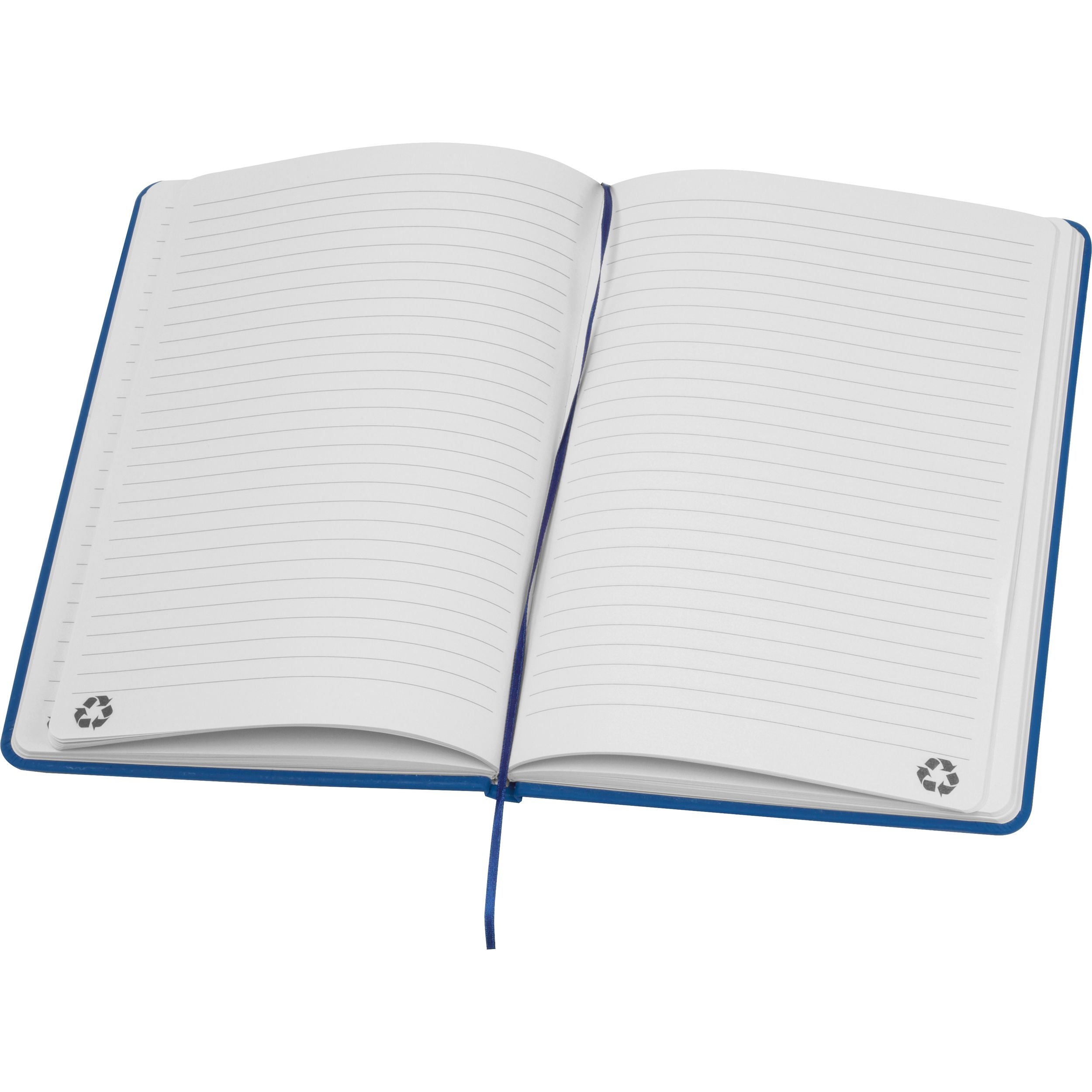 MA25261-04A5 Notizbuch aus recyceltem Papier DOMINIK_ blau