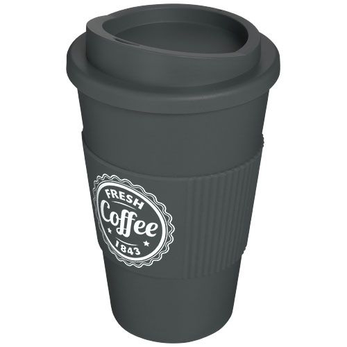 PF210002-25Americano® 350 ml Isolierbecher mit Schutzring_ grau