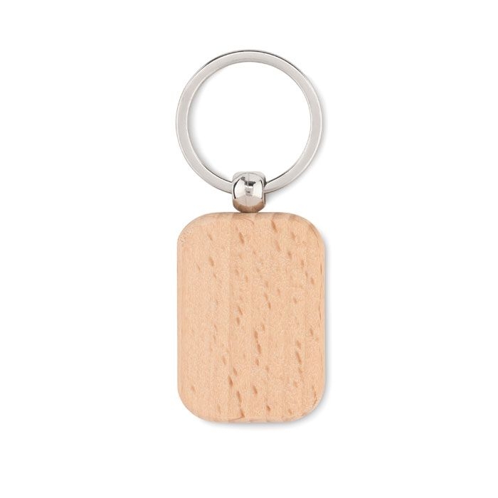 MO9774-40Poty Wood Schluesselring Holz_ eckig_ holz